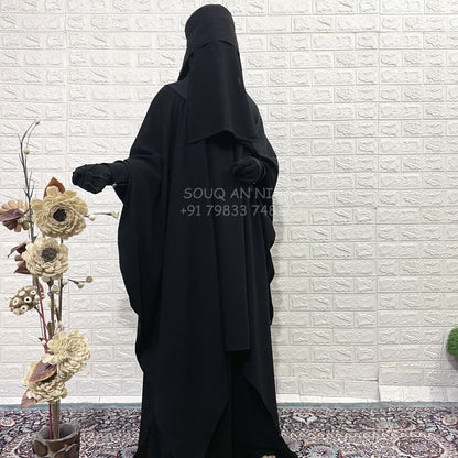 Black Butterfly Abaya