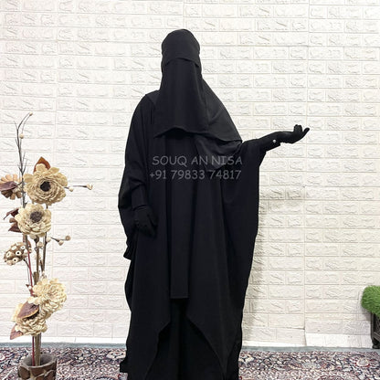 Black Butterfly Abaya