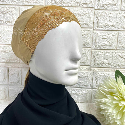 Lace Tie Cap