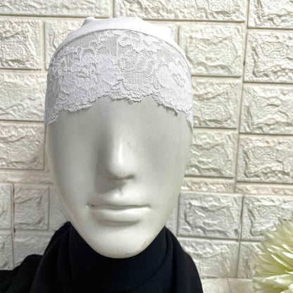 Lace Tie Cap