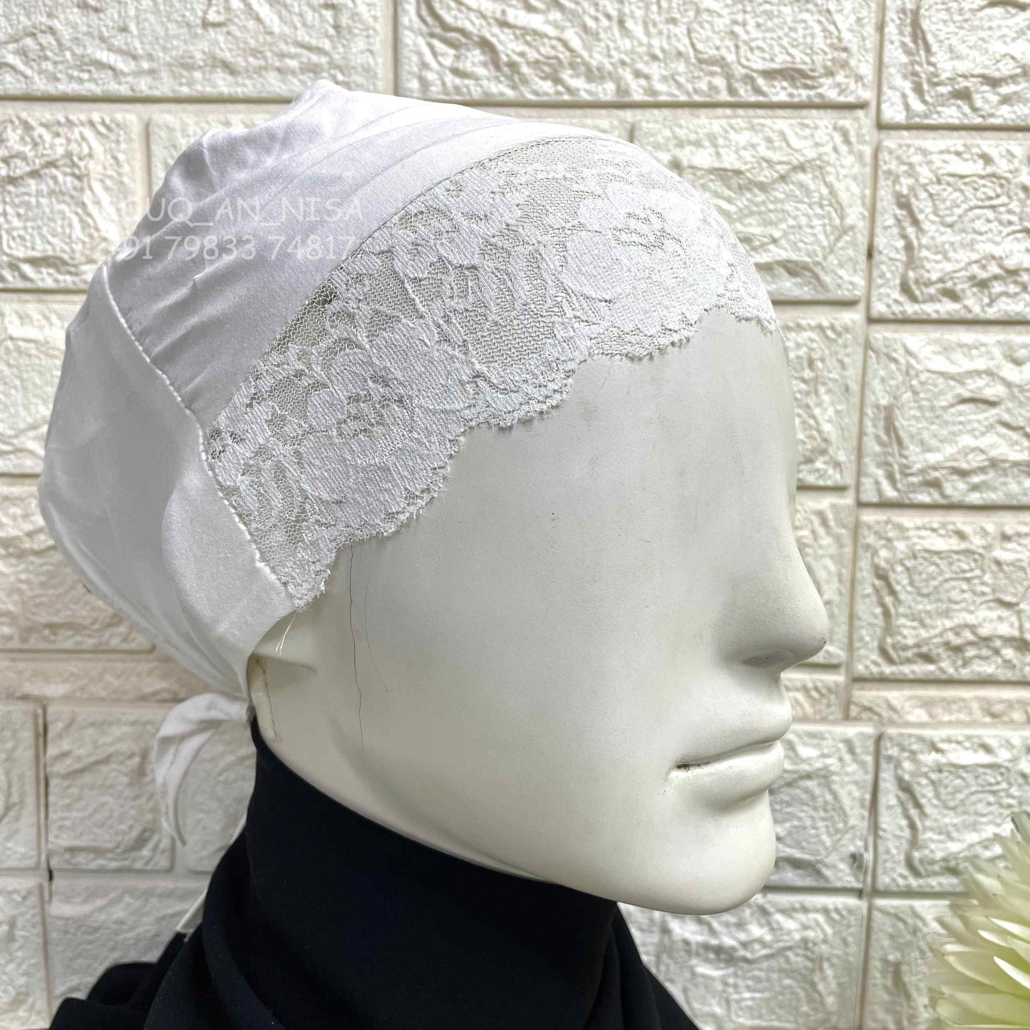 Lace Tie Cap