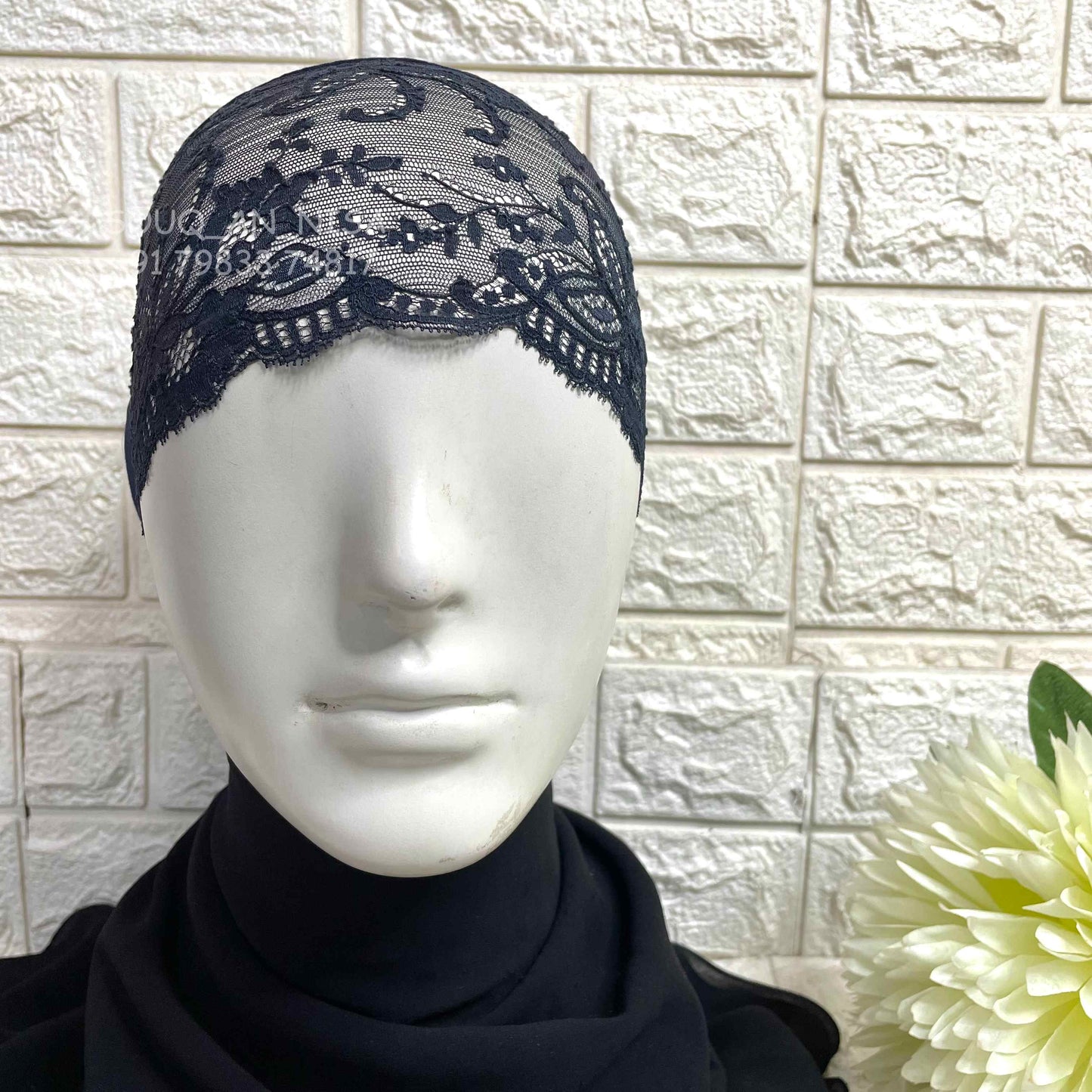 Lace Tie Cap