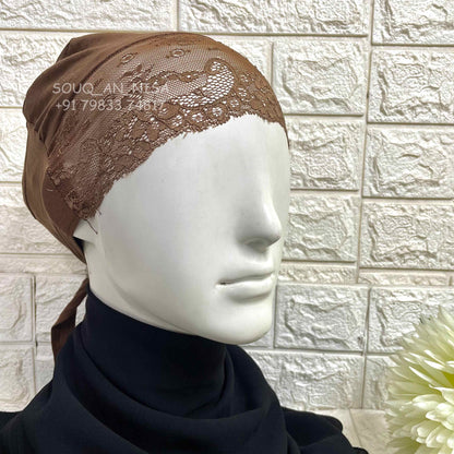 Lace Tie Cap