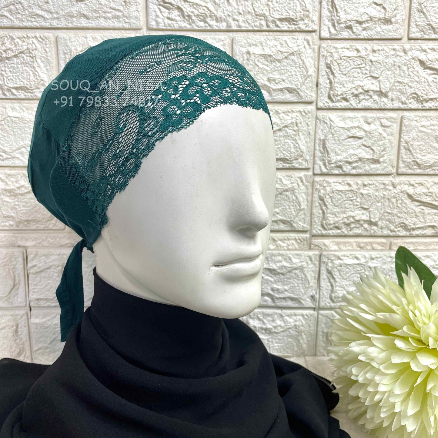 Lace Tie Cap