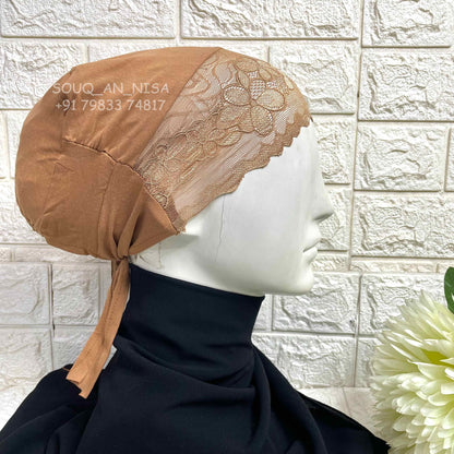 Lace Tie Cap