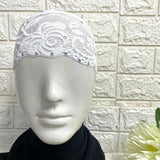Lace Tie Cap