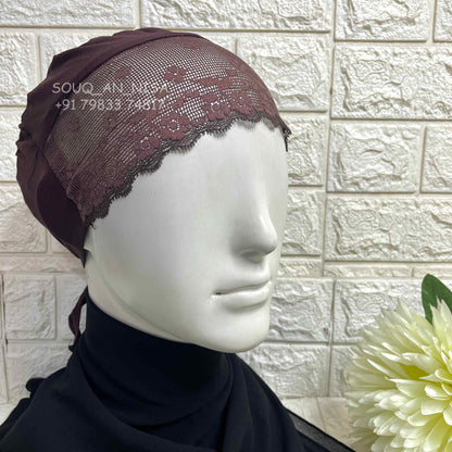 Lace Tie Cap