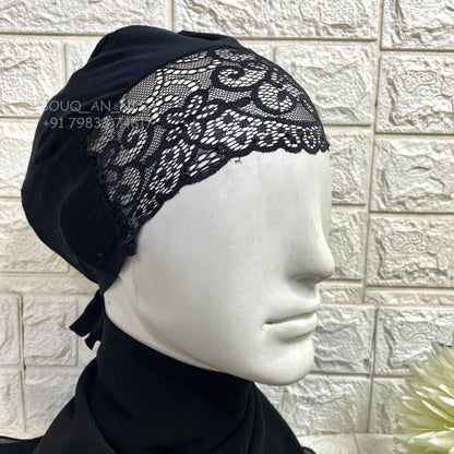 Lace Tie Cap