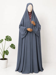 Gray Irani Chadar With Sleeves