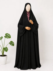 Black Irani Chadar With Sleeves