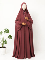 Pecan Irani Chadar With Sleeves