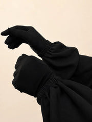 Black Jilbab Co-Ord Set