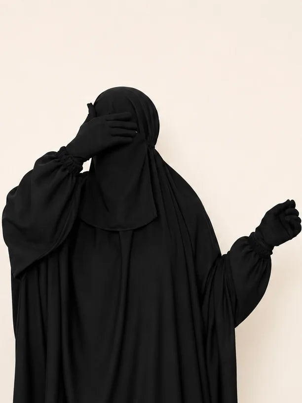 Black Jilbab Co-Ord Set