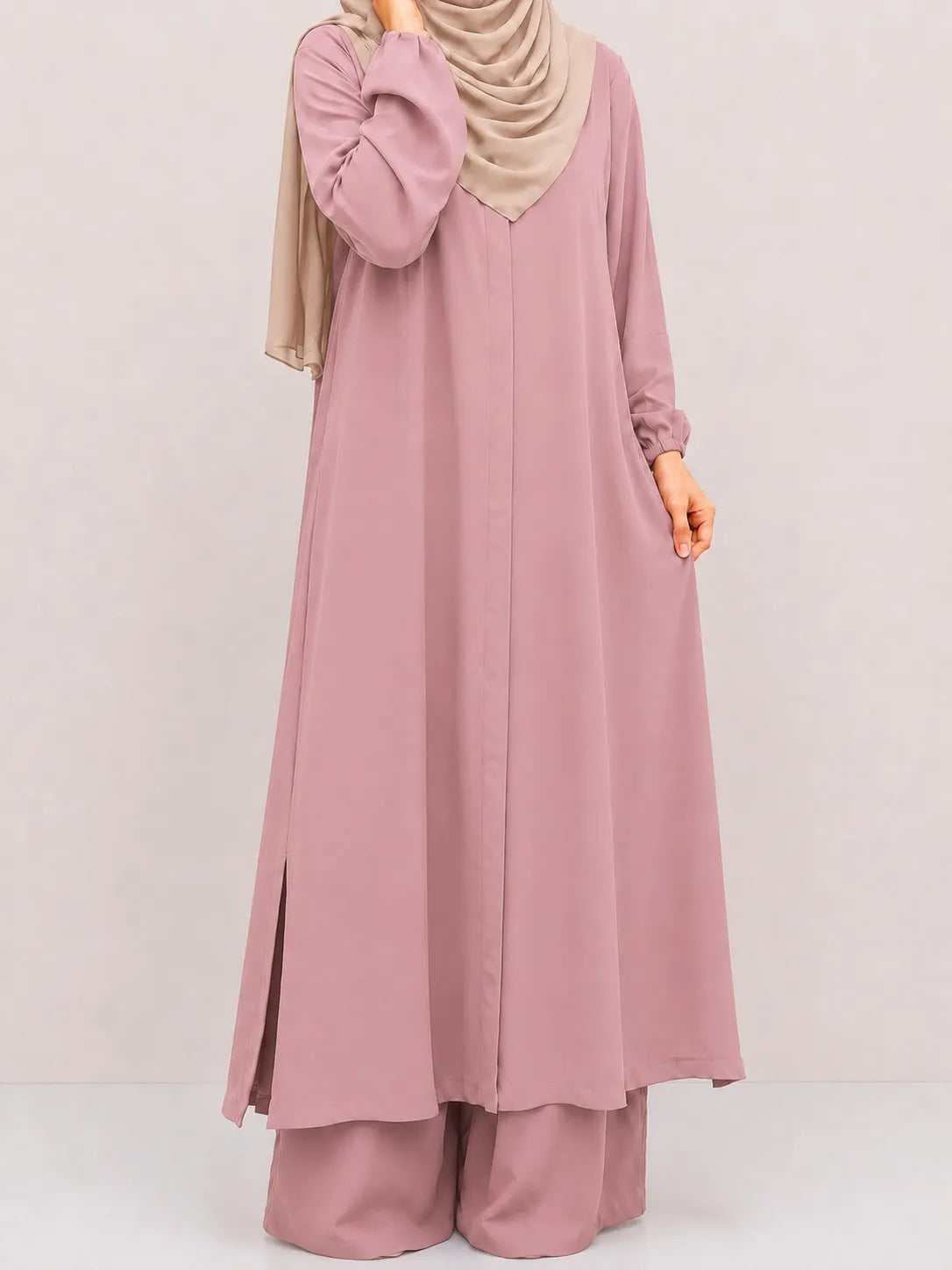 Pastel Pink Zara Long Co-Ord Set