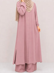 Pastel Pink Zara Long Co-Ord Set