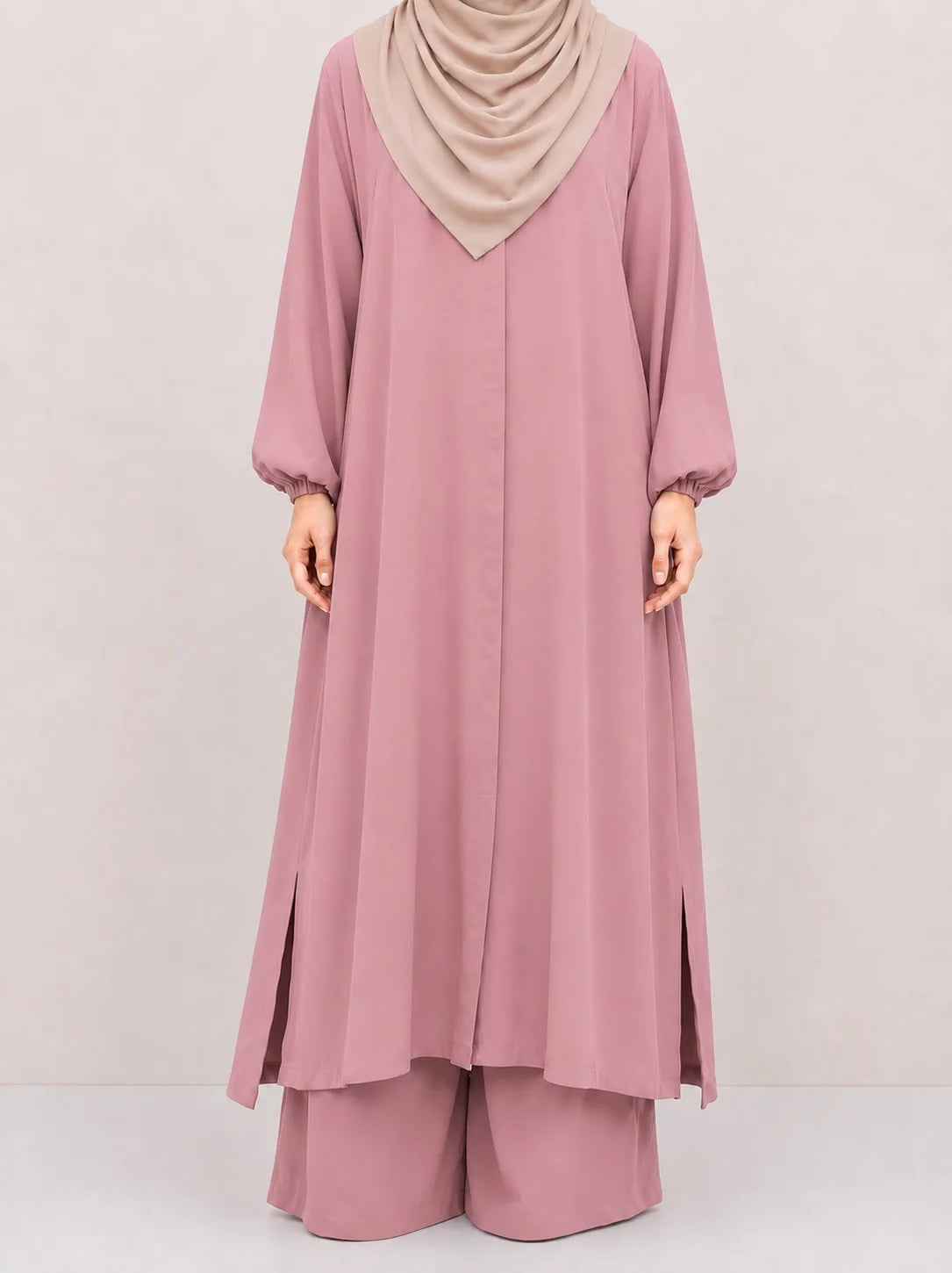 Pastel Pink Zara Long Co-Ord Set