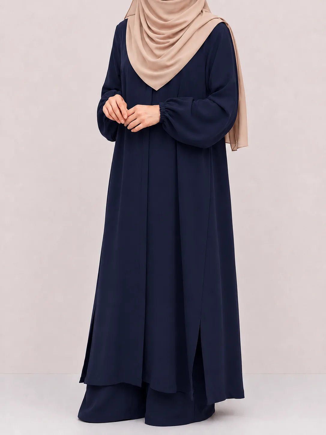 Navy Blue Zara Long Co-Ord Set