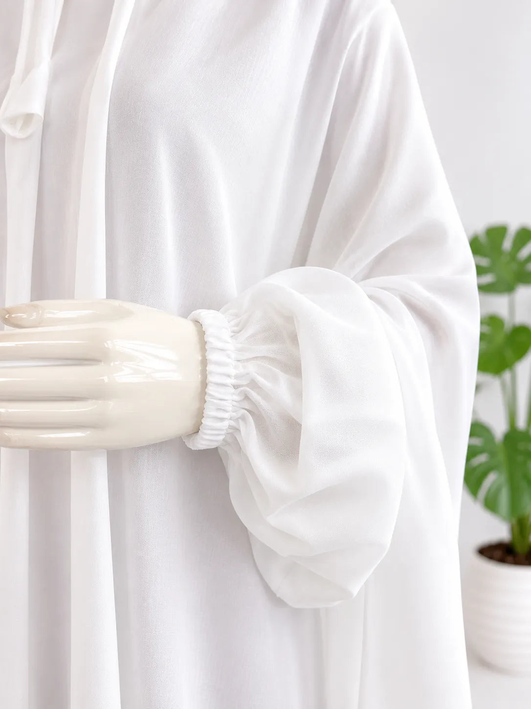 White Salah Khimar