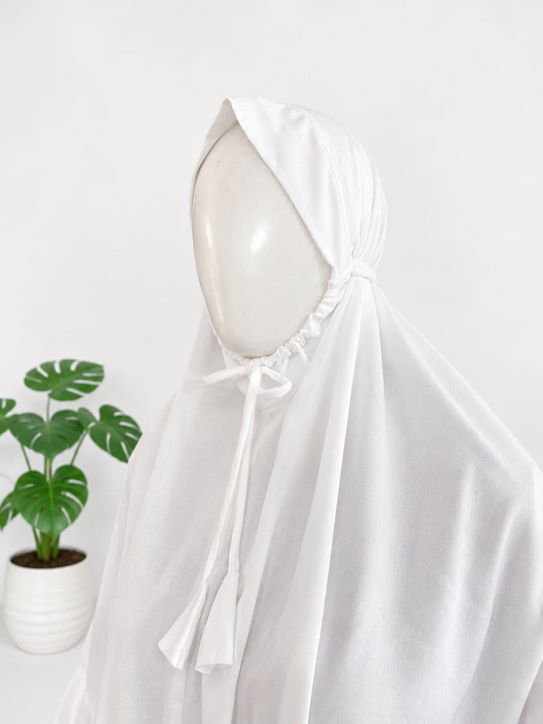 White Salah Khimar