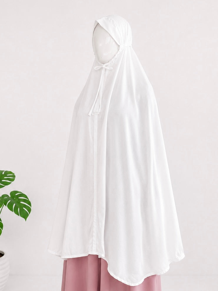 White Salah Khimar