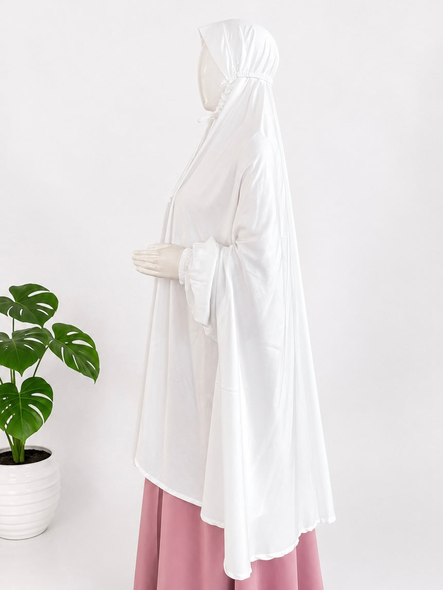 White Salah Khimar