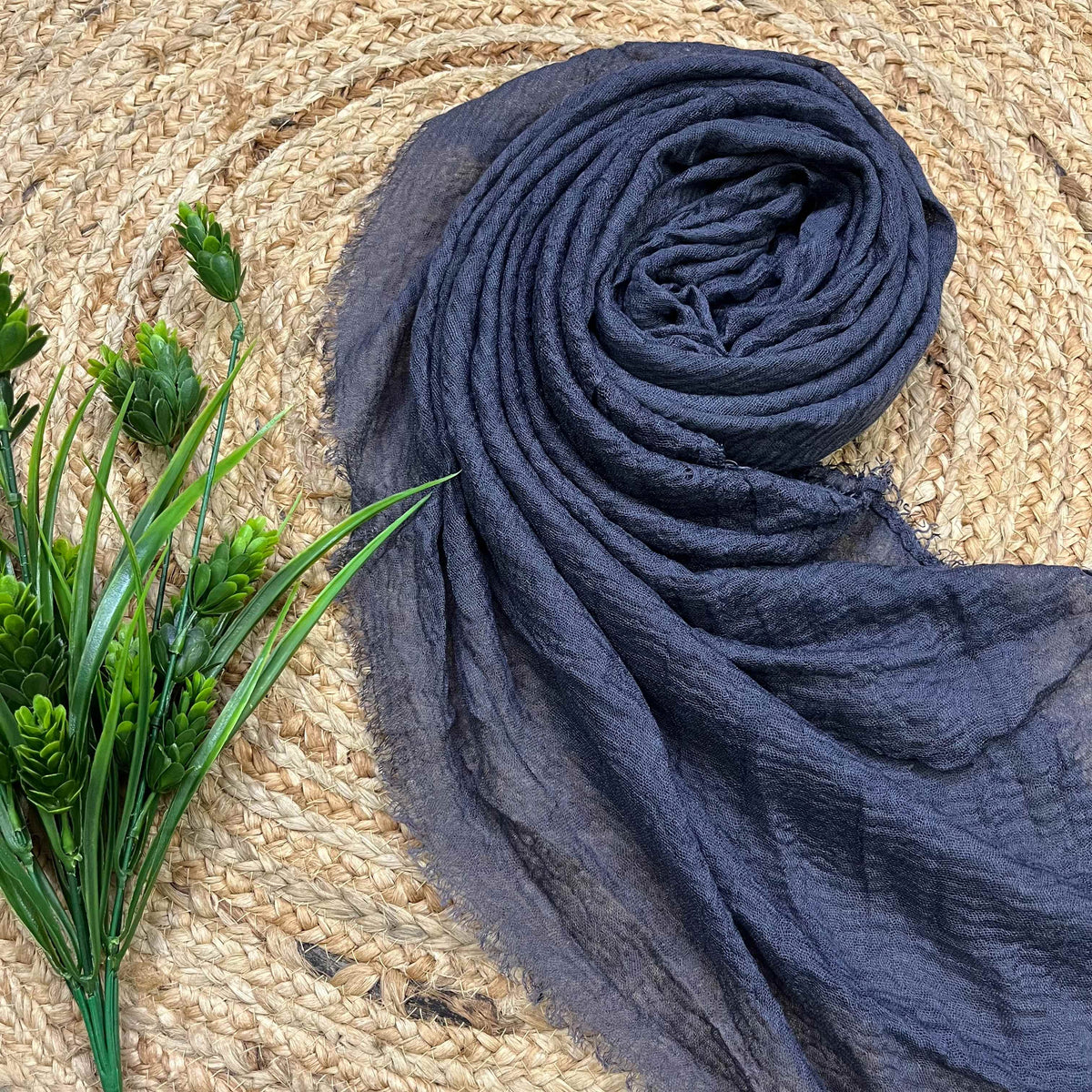 Crinkled Cotton Hijab