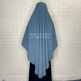 Grey Round Khimar