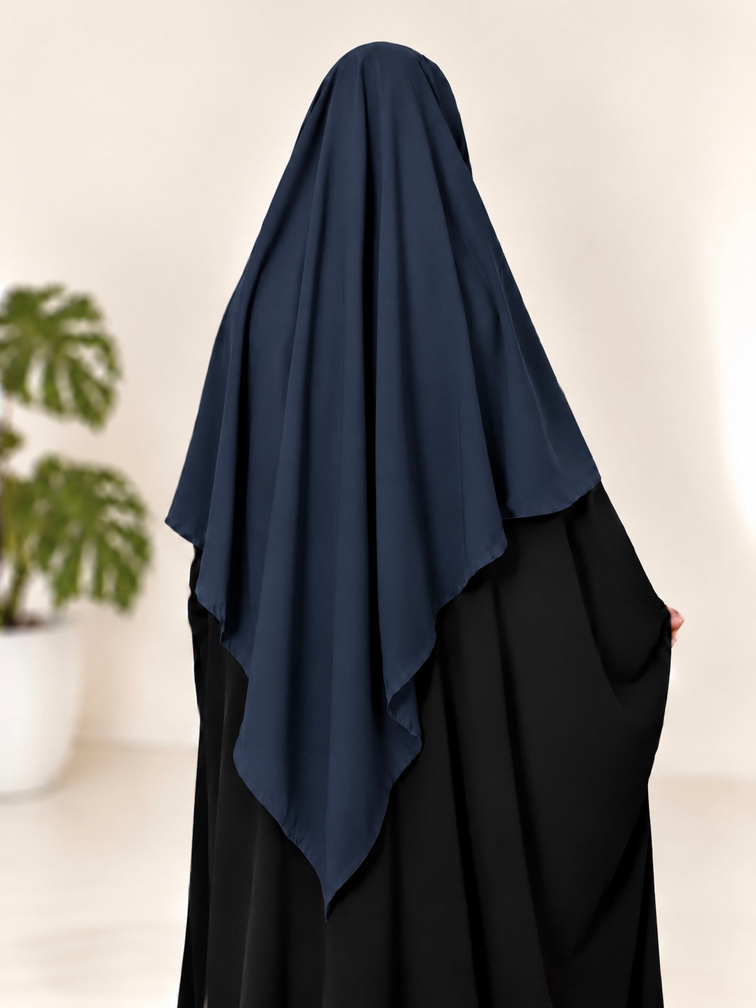 Crystal Blue Flap Diamond Khimar