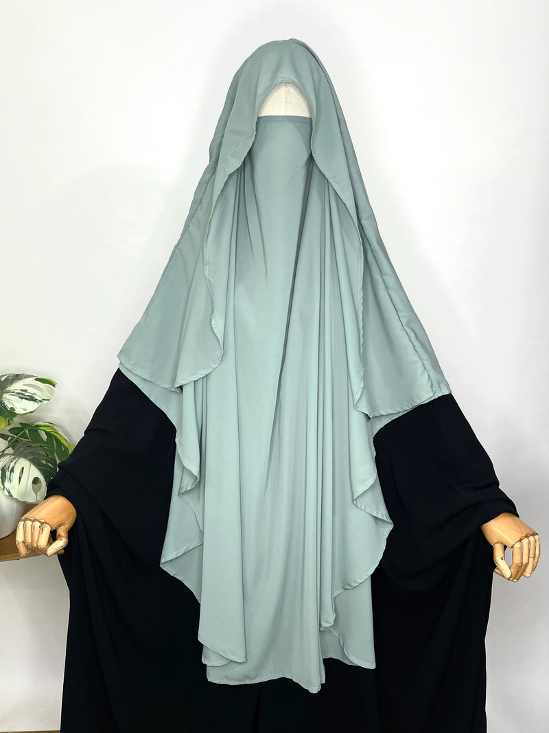 Sapphire Flap Round Khimar