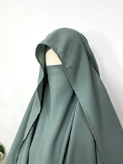Sapphire Flap Round Khimar