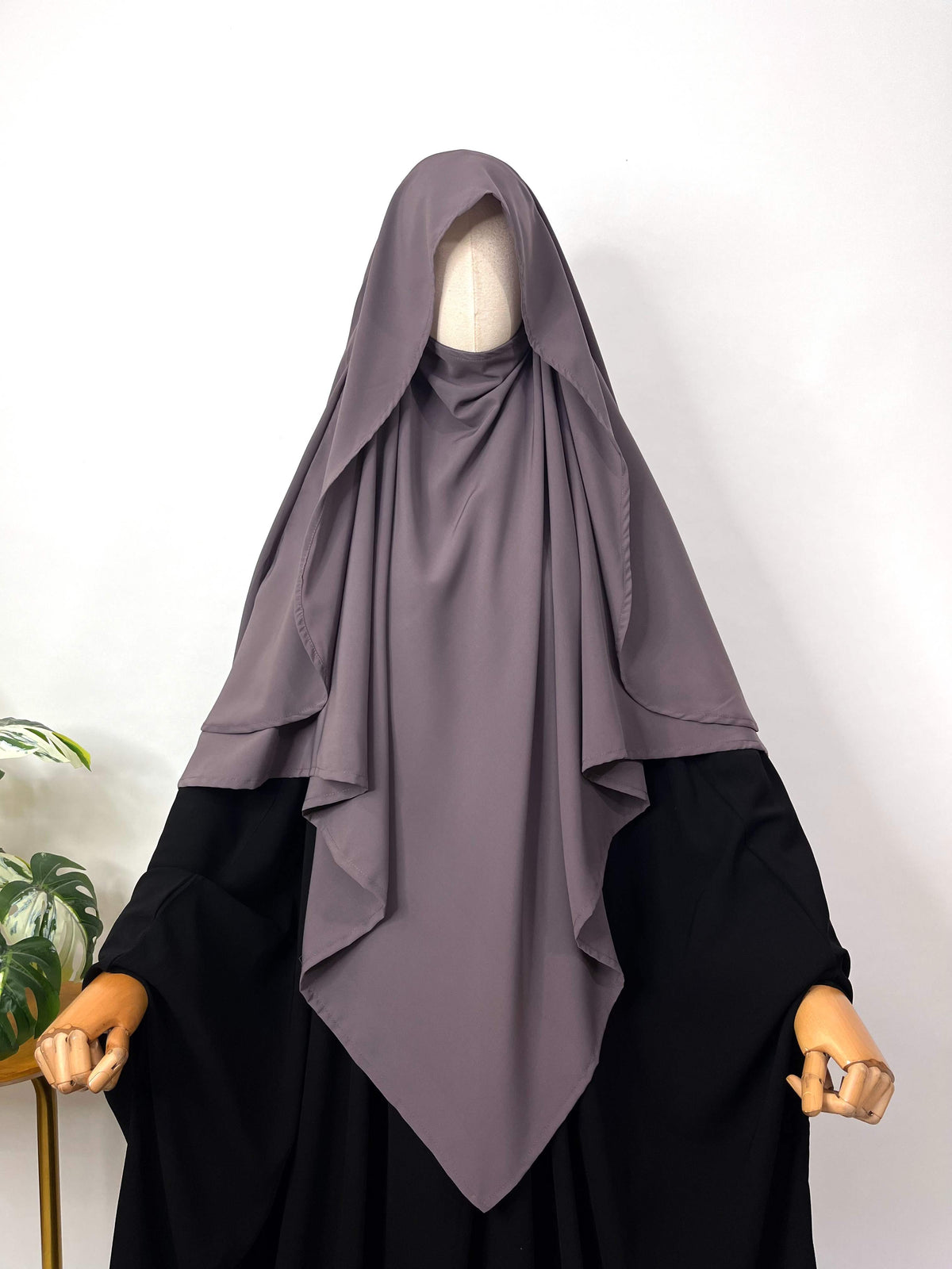 Lavender Flap Diamond Khimar