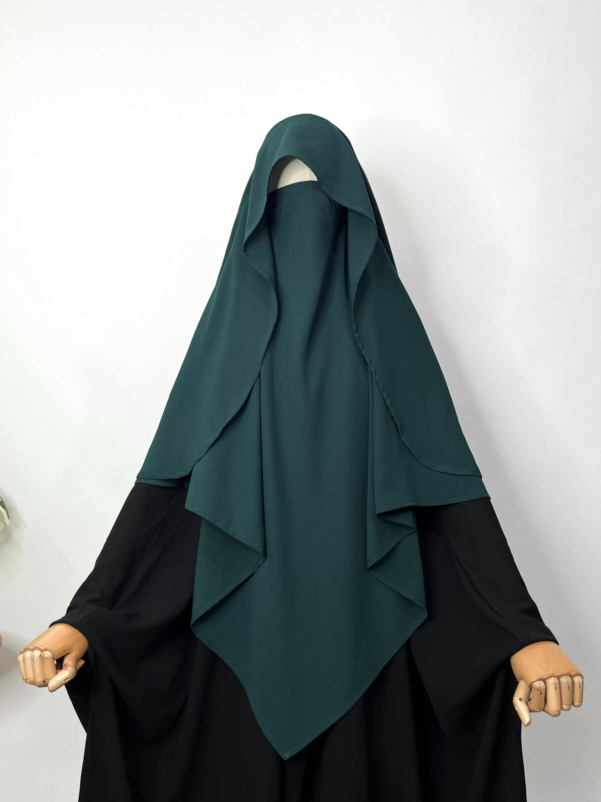 Hunter Green Flap Khimar