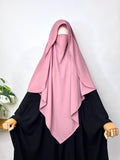 Pastel Pink Flap Khimar