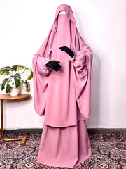 Two Pc Jilbab With Flap
