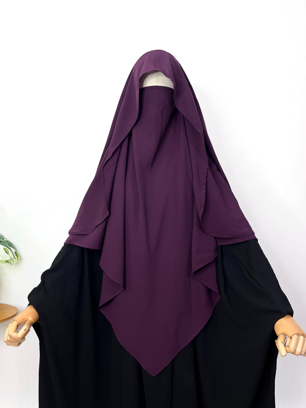 Plum Flap Khimar
