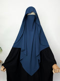 Crystal Blue Flap Khimar