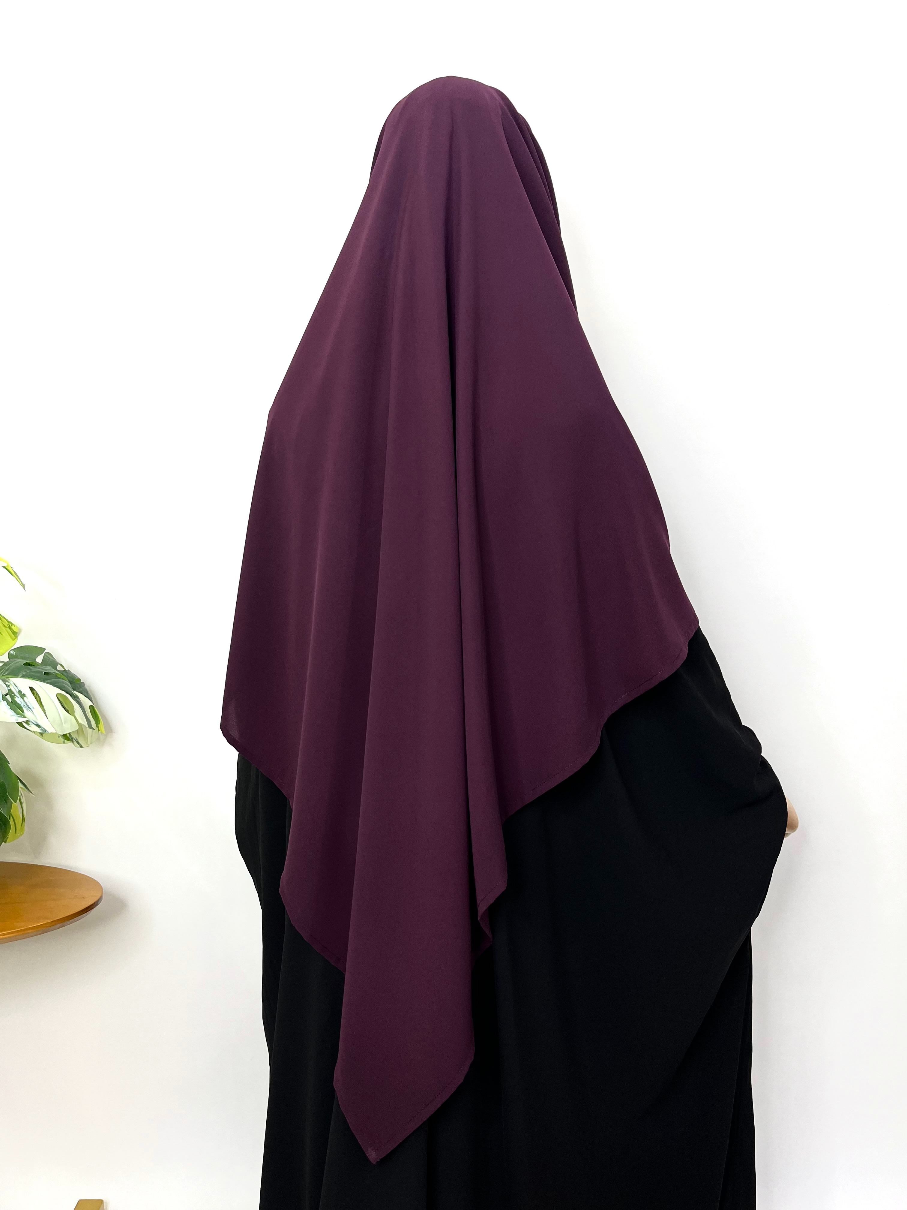 Plum Flap Khimar