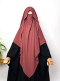 Pecan Flap Khimar