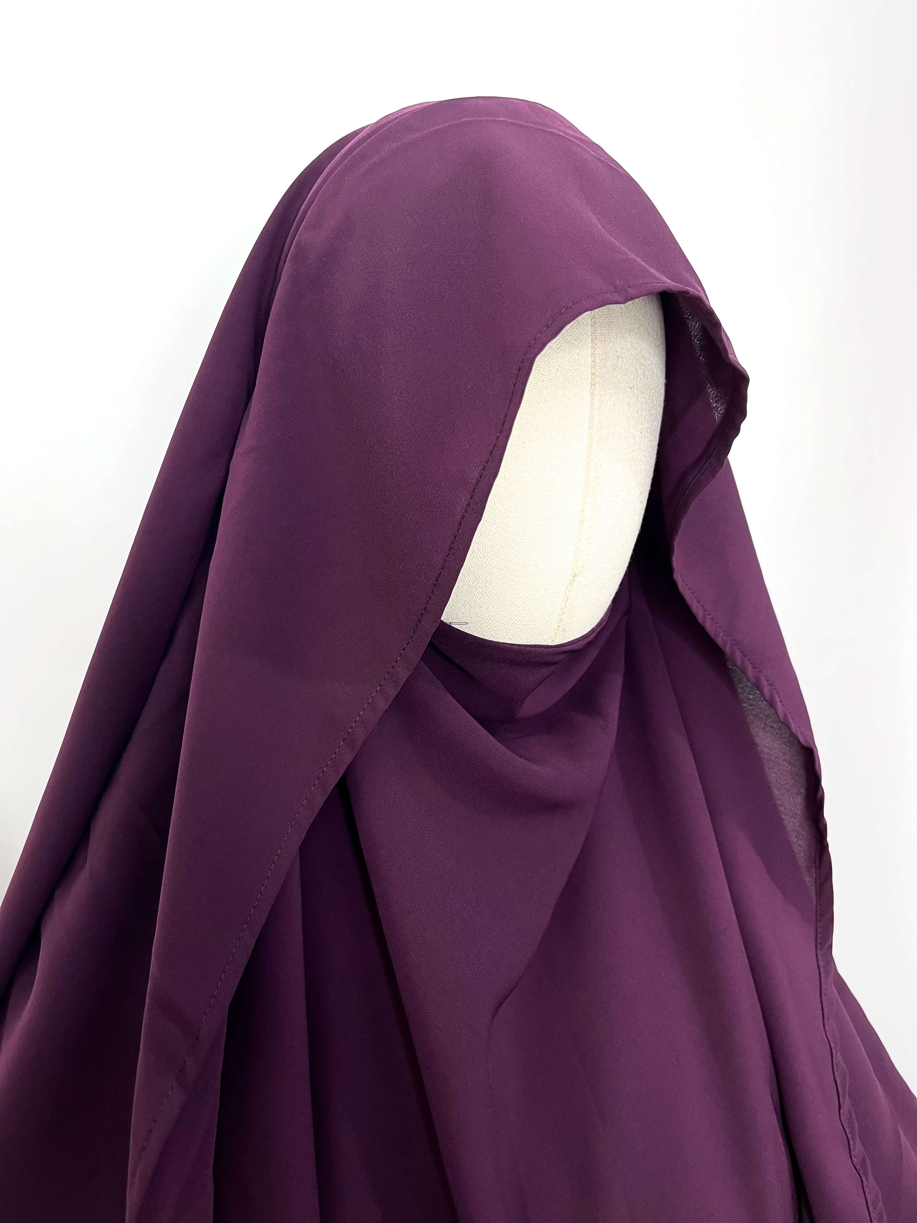 Plum Flap Khimar