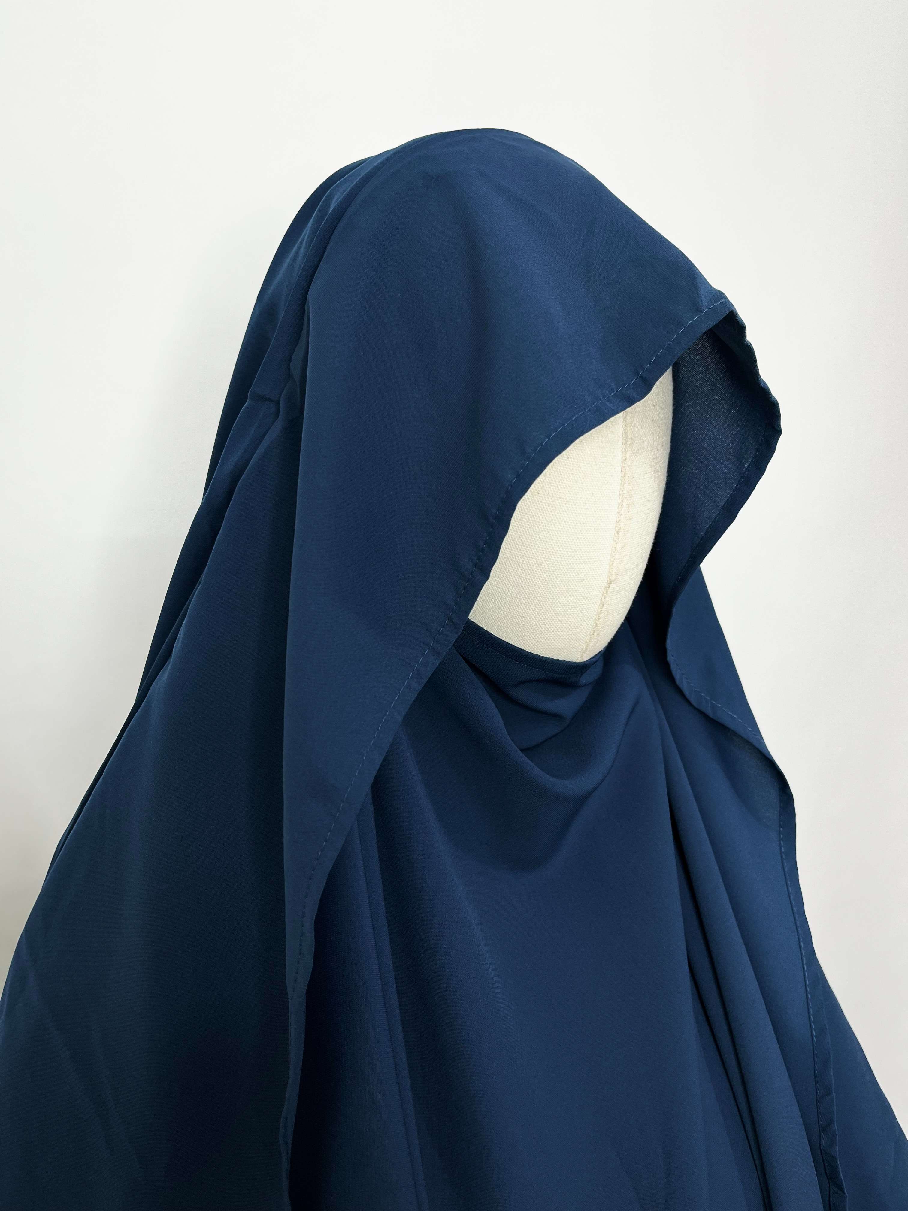 Crystal Blue Flap Khimar