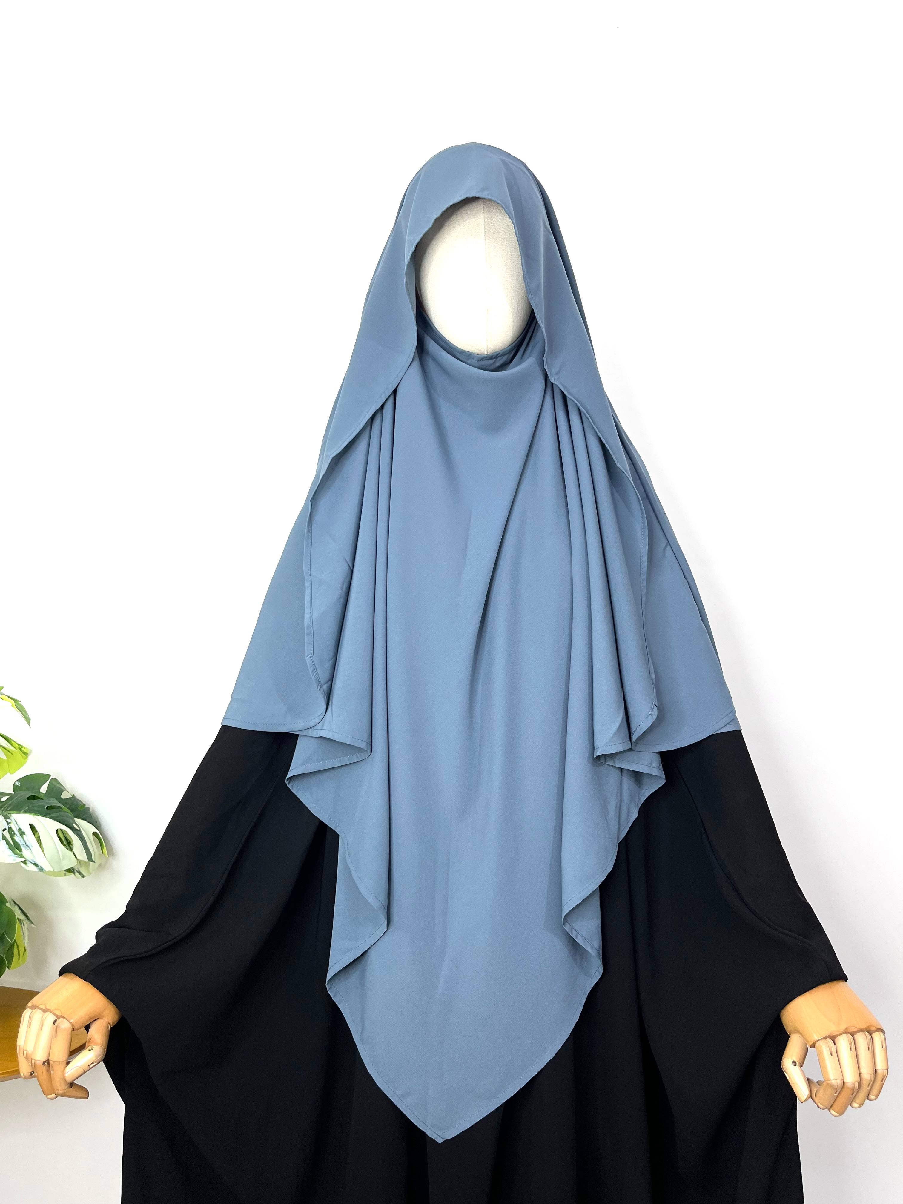 Grey Flap Khimar