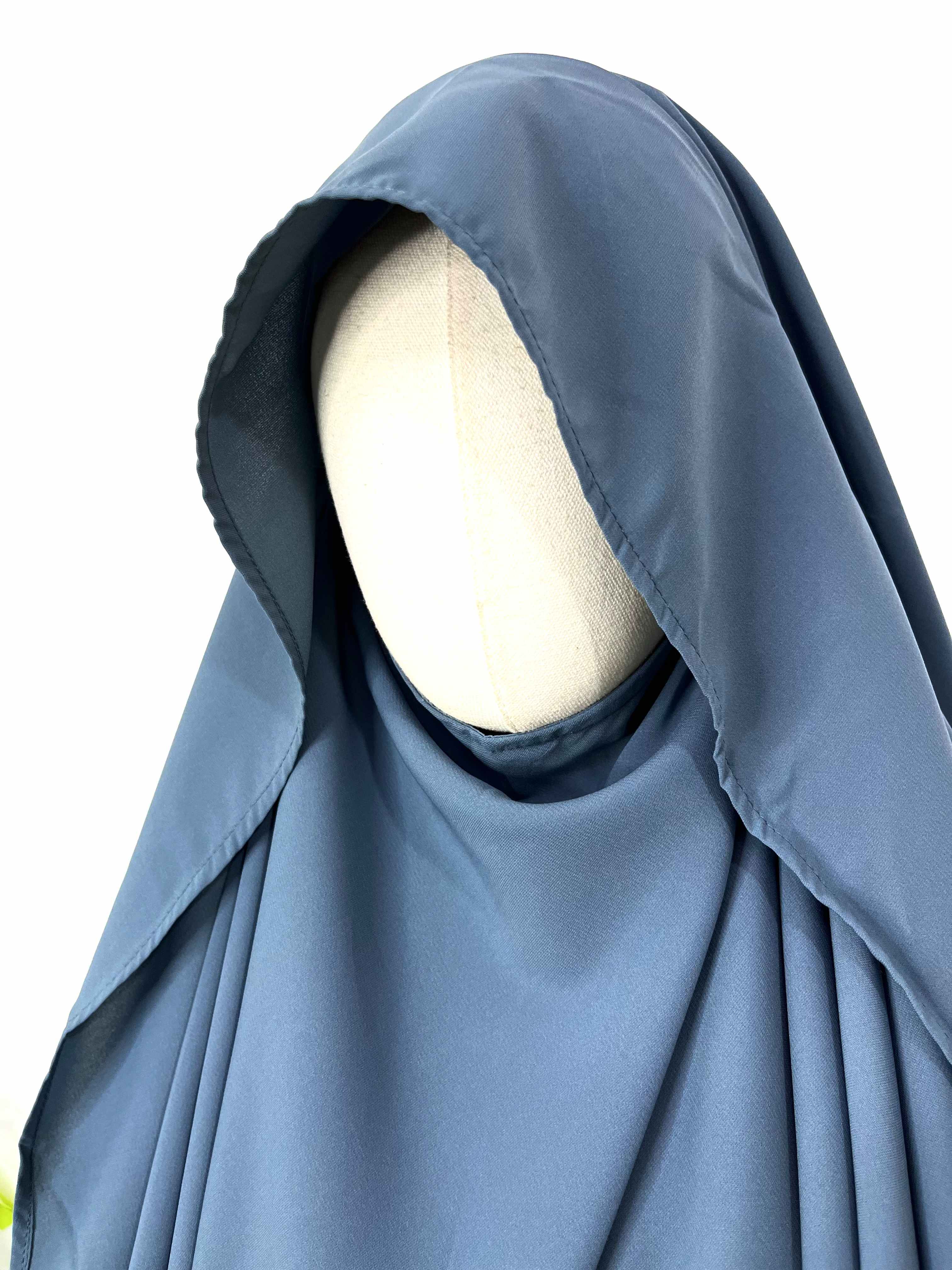 Grey Flap Khimar