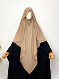 Beige Flap Khimar