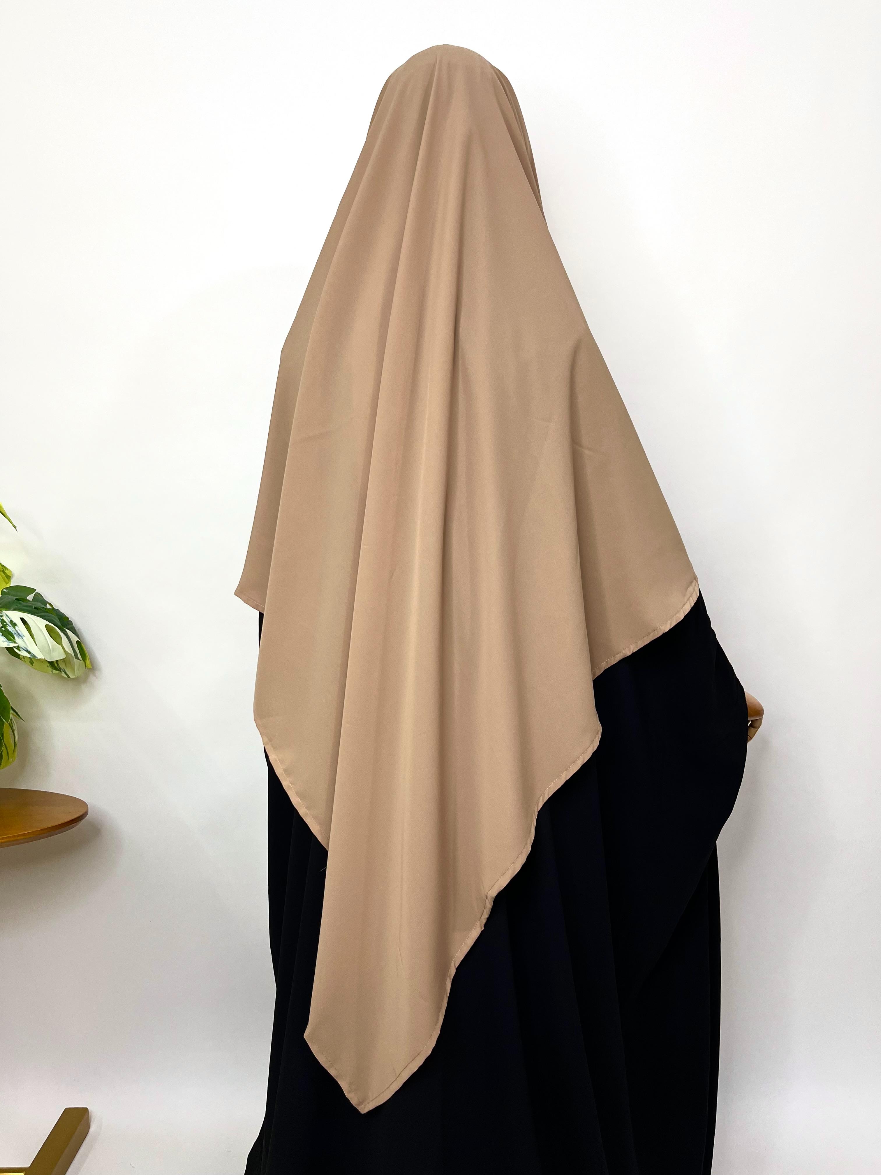 Beige Flap Khimar