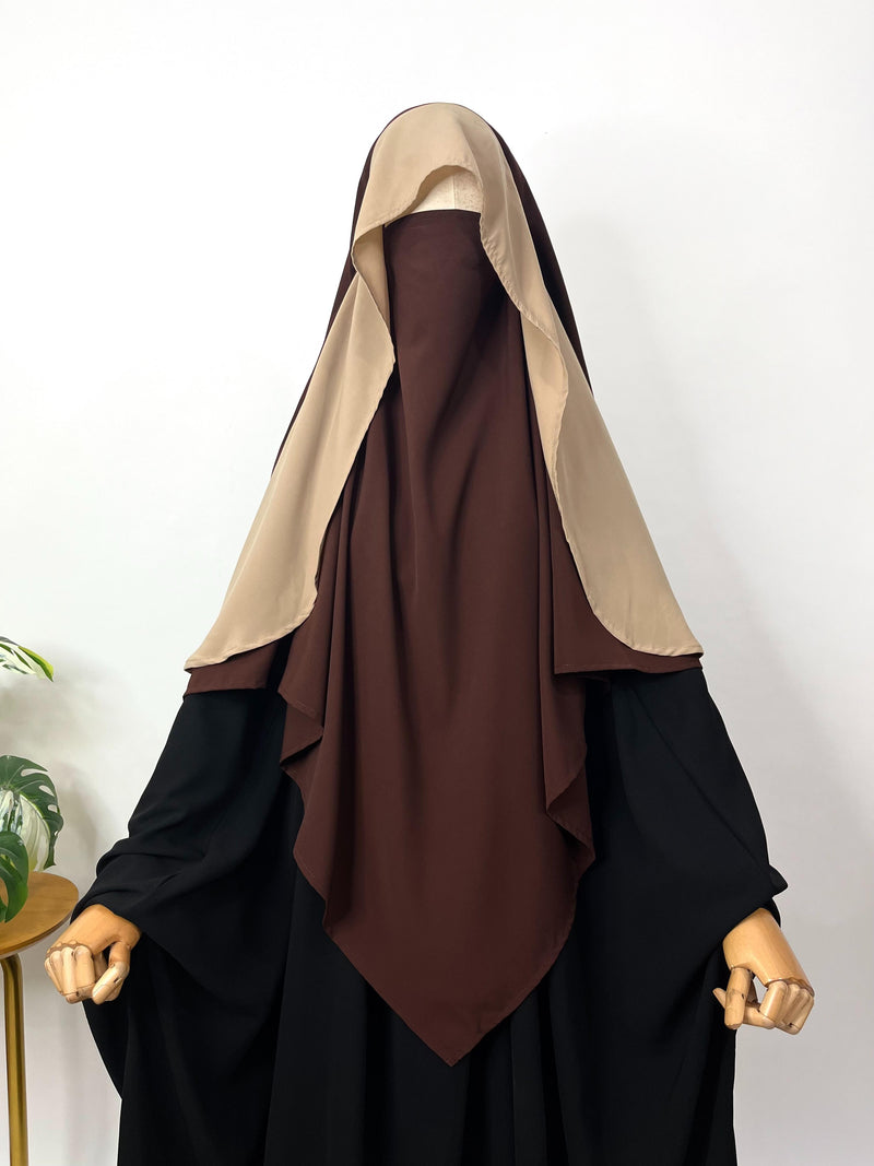 Noor Flap Diamond Khimar