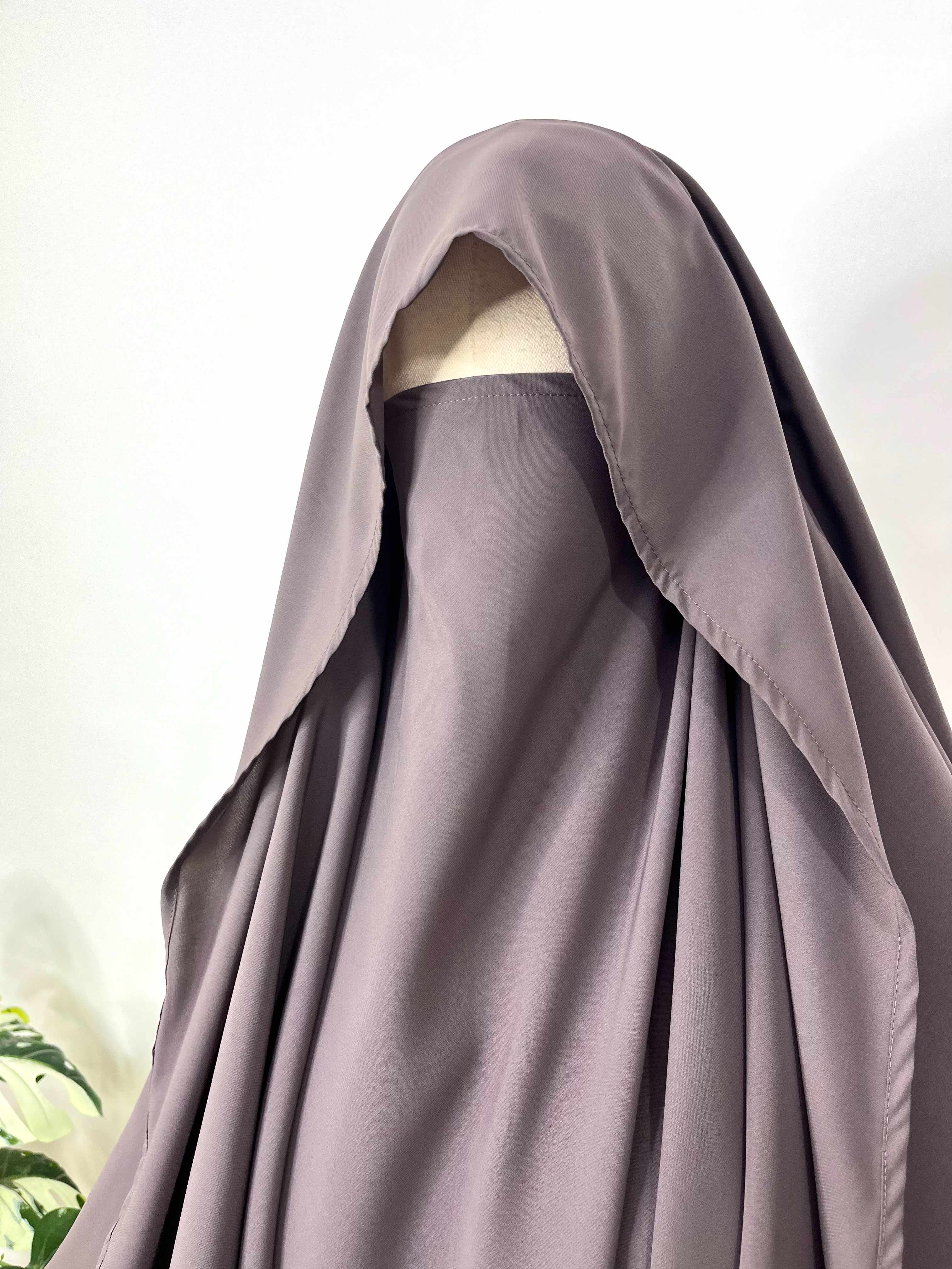 Lavender Flap Khimar