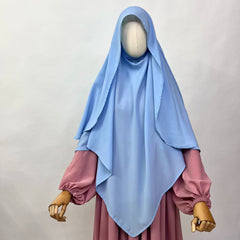 Sky Blue Flap Diamond Khimar