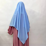 Sky Blue Flap Khimar