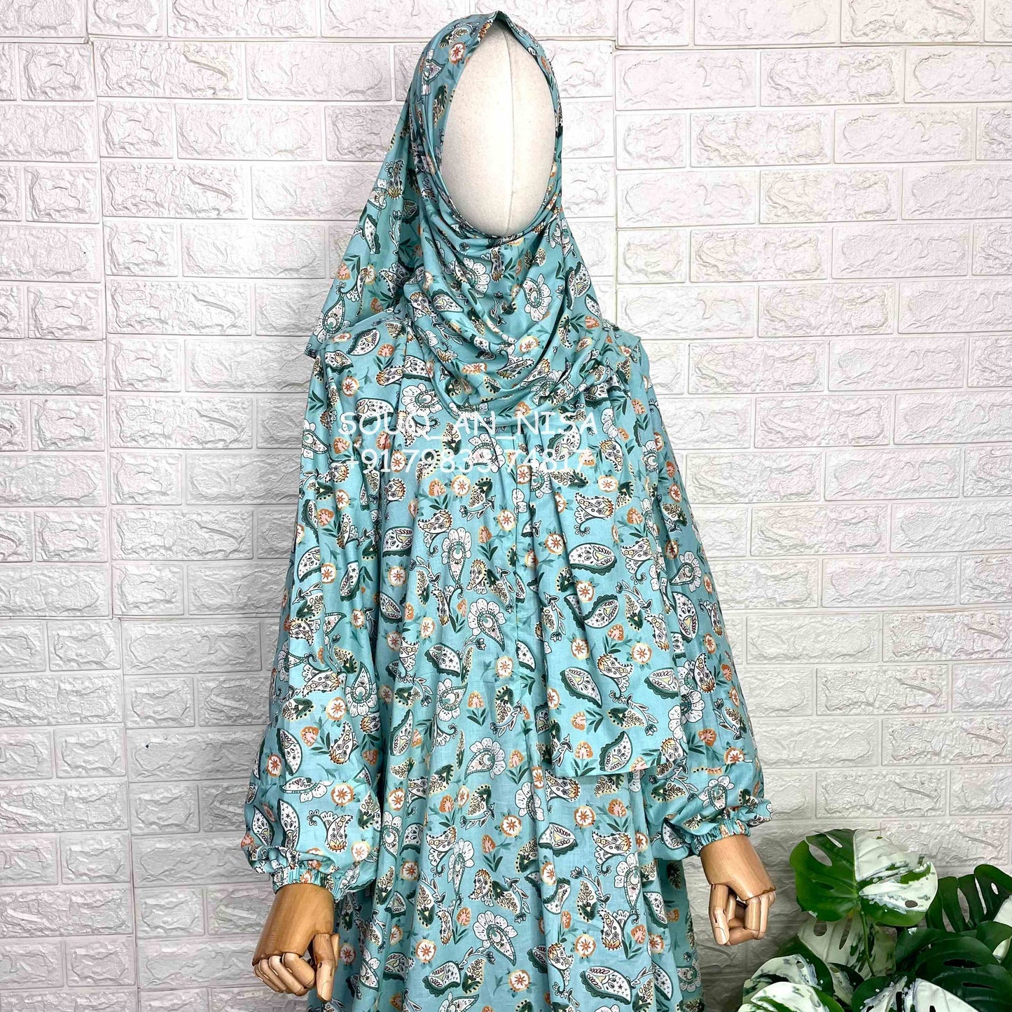 Full Prayer Dress With Dupatta