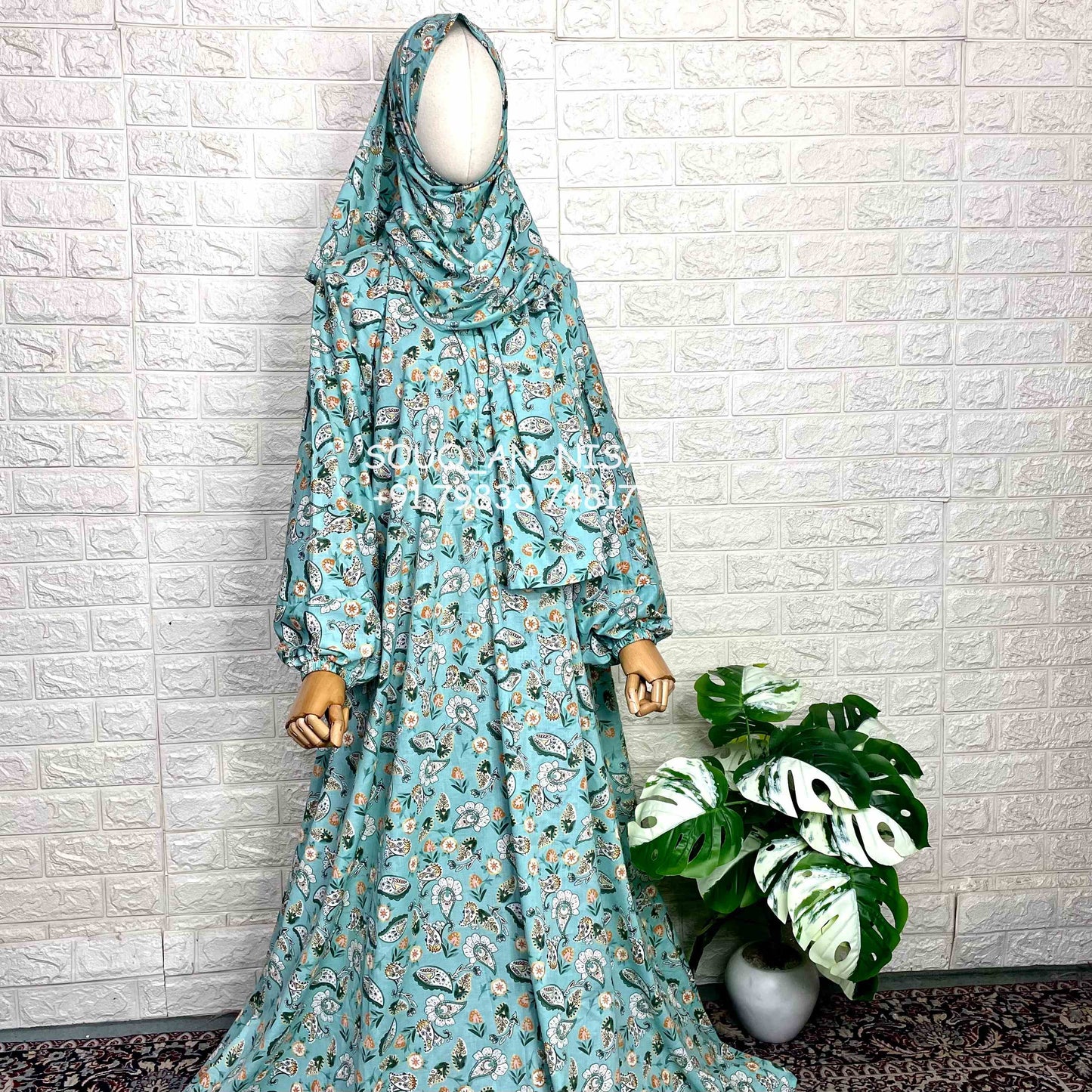 Full Prayer Dress With Dupatta